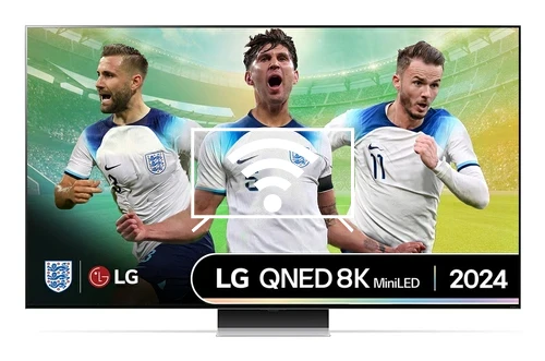 Connect to the internet LG QNED99 2024
