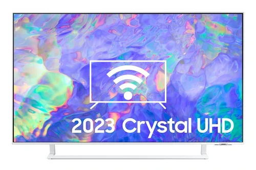Connect to the Internet Samsung 2023 50” CU8510 Crystal UHD 4K HDR Smart TV