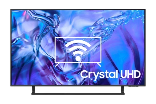 Connect to the Internet Samsung 2024 43” DU8570 Crystal UHD 4K HDR Smart TV