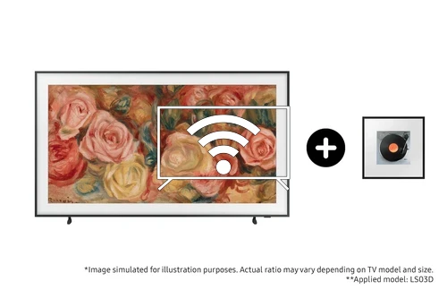 Conectar a internet Samsung 2024 65" The Frame QLED 4K TV and Music Frame Wireless Smart Speaker