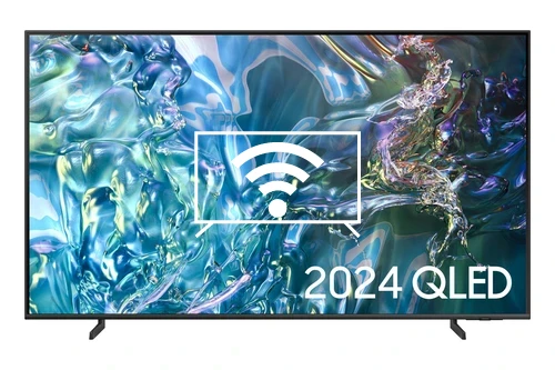 Connect to the internet Samsung 2024 75” Q67D QLED 4K HDR Smart TV