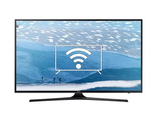 Connect to the internet Samsung 50'' Flat 4K UHD TV