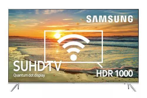 Connect to the internet Samsung 55” KS7000 7 Series Flat SUHD with Quantum Dot Display TV