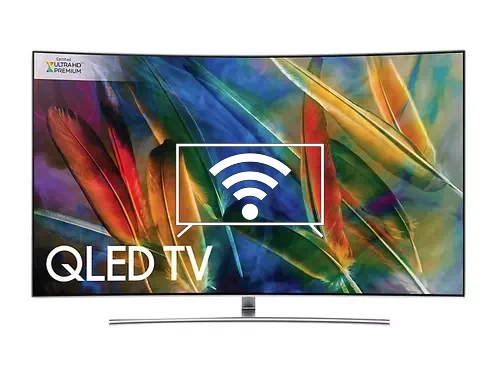 Connect to the internet Samsung 55IN Q8 CURVED TV1