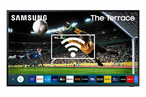 Connect to the Internet Samsung 75" QLED 4K HDR Smart Outdoor TV