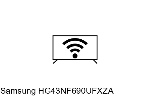 Connect to the internet Samsung HG43NF690UFXZA