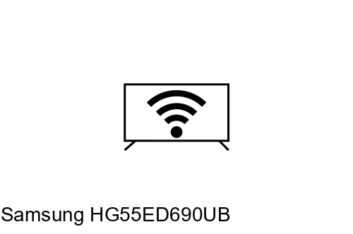 Connect to the internet Samsung HG55ED690UB