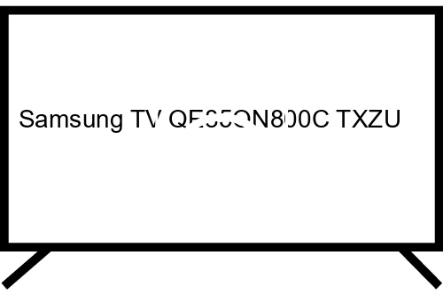 Connect to the internet Samsung TV QE85QN800C TXZU