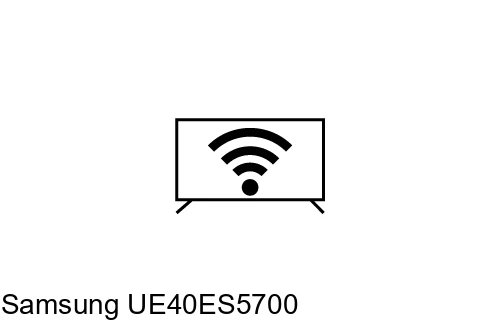 Connecter à Internet Samsung UE40ES5700