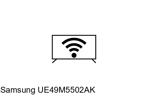 Connect to the internet Samsung UE49M5502AK