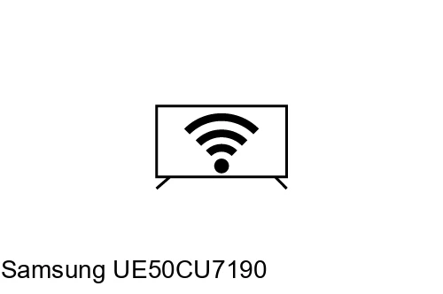 Connect to the Internet Samsung UE50CU7190