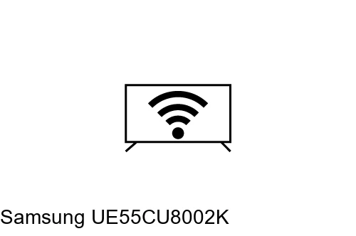 Connect to the internet Samsung UE55CU8002K