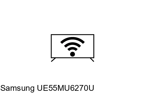 Connect to the internet Samsung UE55MU6270U