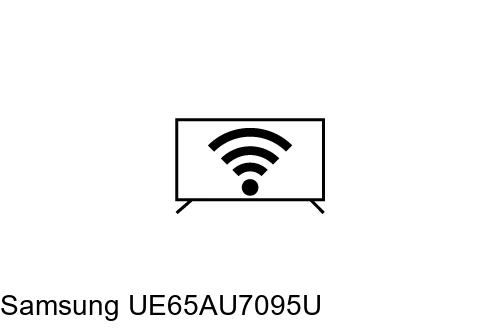 Connect to the internet Samsung UE65AU7095U