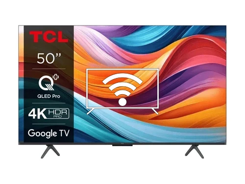 Connect to the internet TCL 4K QLED TV with Google TV and Game Master 3.0