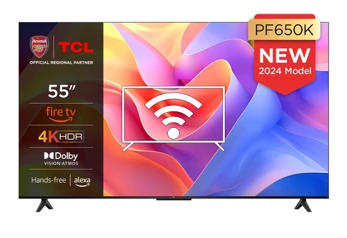 Connect to the internet TCL 55PF650K