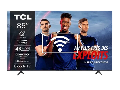 Connect to the internet TCL 85C75B