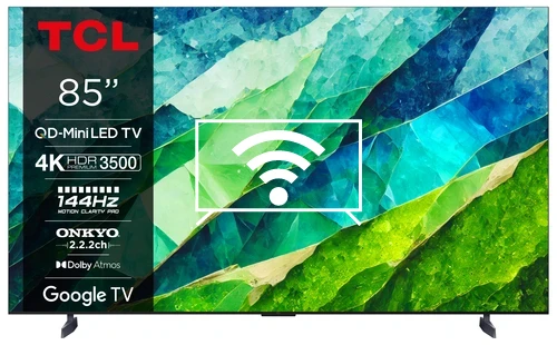 Connect to the internet TCL 85C855 4K QD-Mini LED Google TV