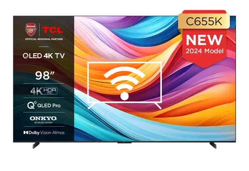 Connect to the Internet TCL 98C655K