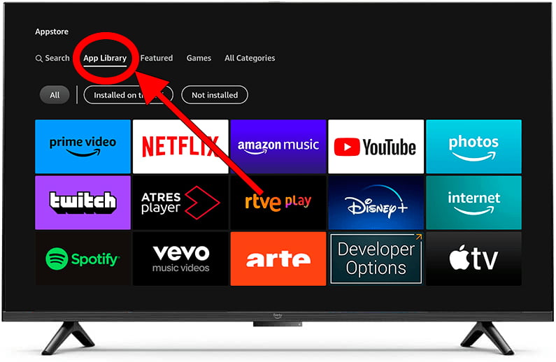 App library Fire TV