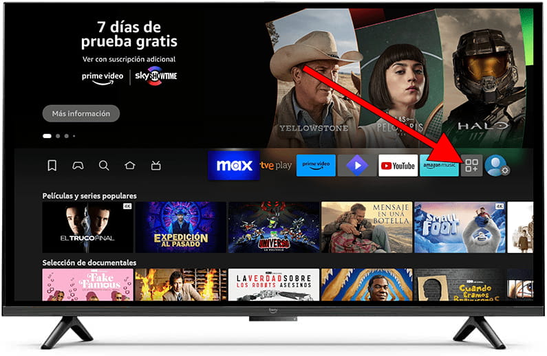 Tienda aplicaciones Fire TV