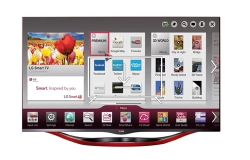 Installer des applications sur LG 47LA6800