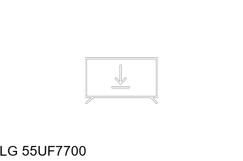 Installer des applications sur LG 55UF7700