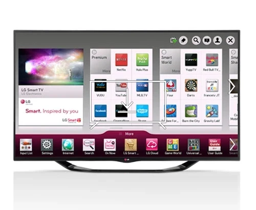 Installer des applications sur LG 60LA7400