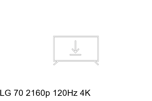 Installer des applications sur LG 70 2160p 120Hz 4K