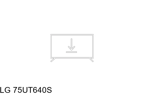 Install apps on LG 75UT640S