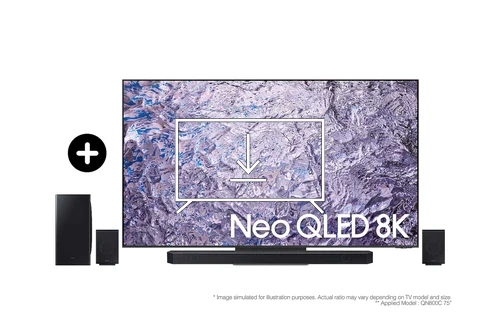 Instalar aplicaciones en Samsung 2023 65” QN800C Neo QLED 8K HDR Smart TV with 2023 Q930C Cinematic Soundbar