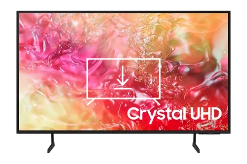 Instalar aplicaciones en Samsung 2024 70” DU7100 Crystal UHD 4K HDR Smart TV