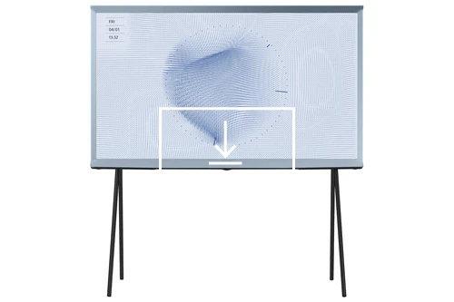 Instalar aplicaciones en Samsung 43" The Serif LS01B QLED 4K HDR Smart TV in Cotton Blue (2023)