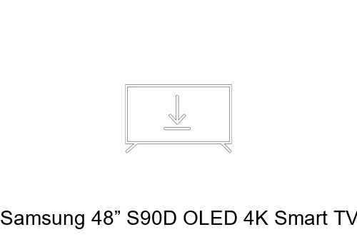 Installer des applications sur Samsung 48” S90D OLED 4K Smart TV (2024) and Galaxy Buds3 Pro (White)