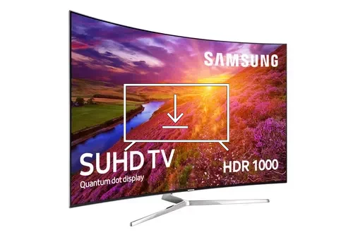 Install apps on Samsung 49” KS9000 9 Series Curved SUHD with Quantum Dot Display TV