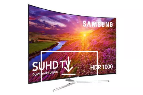 Instalar aplicaciones en Samsung 55” KS9000 9 Series Curved SUHD with Quantum Dot Display TV