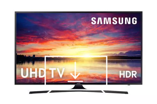 Install apps on Samsung 55" KU6000 6 Series Flat UHD 4K Smart TV