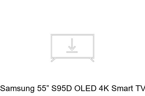 Install apps on Samsung 55” S95D OLED 4K Smart TV (2024) and C430 C-Series Soundbar with Subwoofer