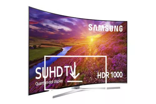 Instalar aplicaciones en Samsung 65” KS9500 Curved SUHD Quantum Dot Ultra HD Premium HDR 1000 TV