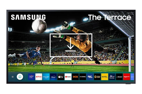 Install apps on Samsung 75" QLED 4K HDR Smart Outdoor TV