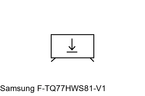 Installer des applications sur Samsung F-TQ77HWS81-V1