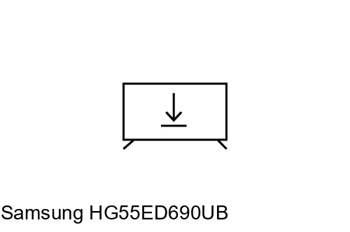 Installer des applications sur Samsung HG55ED690UB