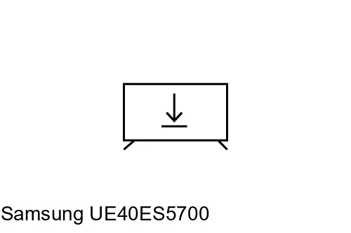 Install apps on Samsung UE40ES5700