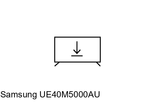 Installer des applications sur Samsung UE40M5000AU