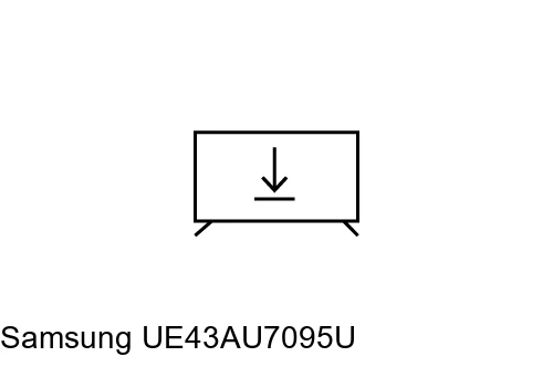 Install apps on Samsung UE43AU7095U