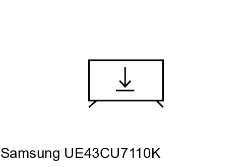 Install apps on Samsung UE43CU7110K
