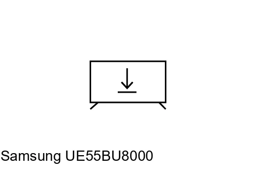 Install apps on Samsung UE55BU8000