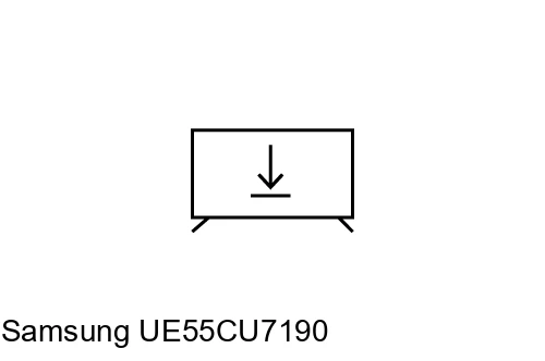 Installer des applications sur Samsung UE55CU7190