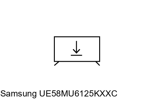 Installer des applications sur Samsung UE58MU6125KXXC