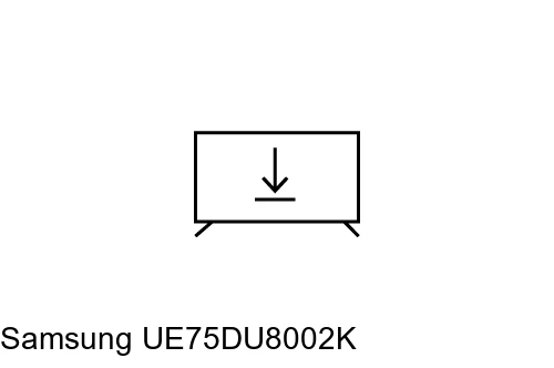 Install apps on Samsung UE75DU8002K